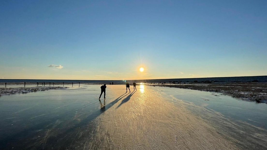 Schaatsen in Ellewoutsdijk