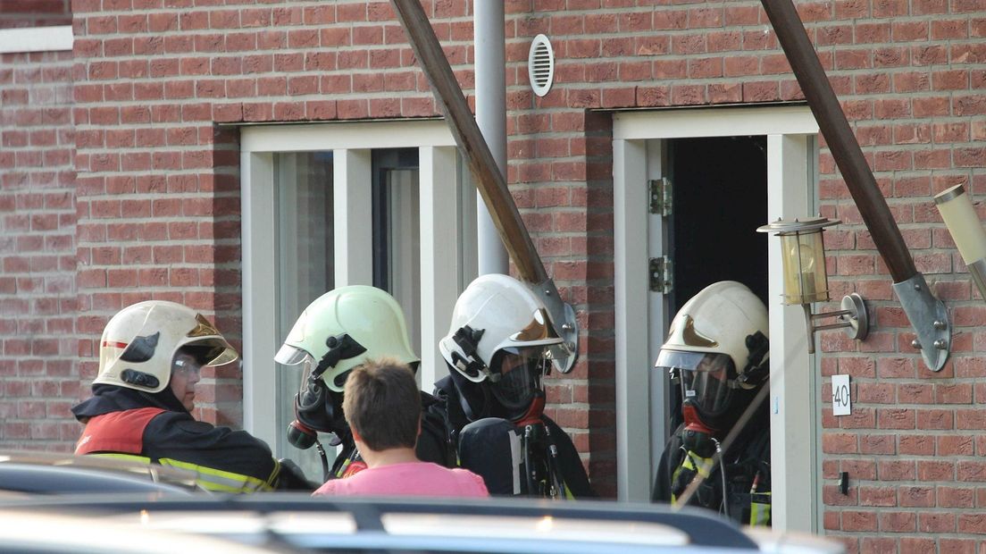 Brandweer rukt uit voor onkruidverdelger in Glanerbrug