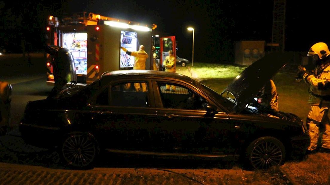 Autobrand in Oldenzaal
