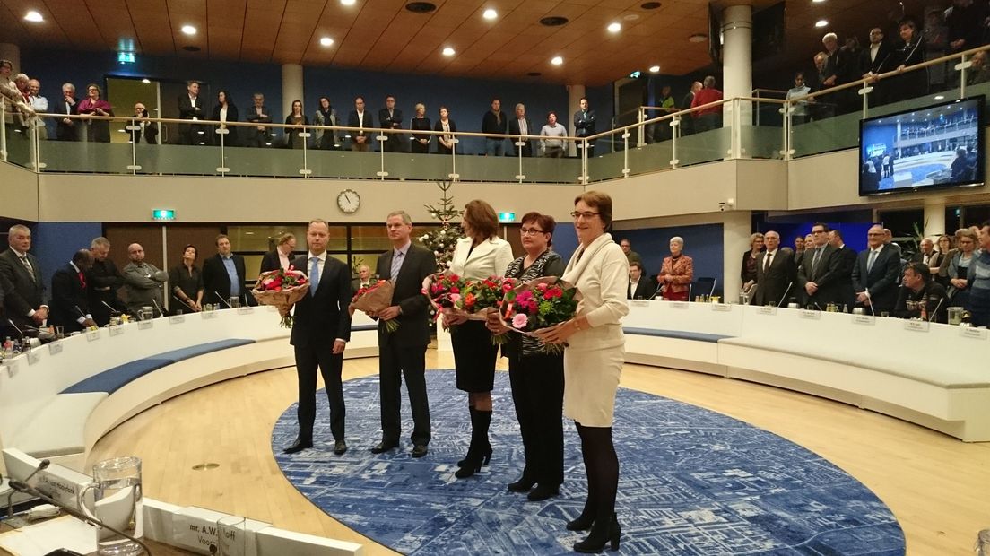 Het nieuwe college van Veenendaal.