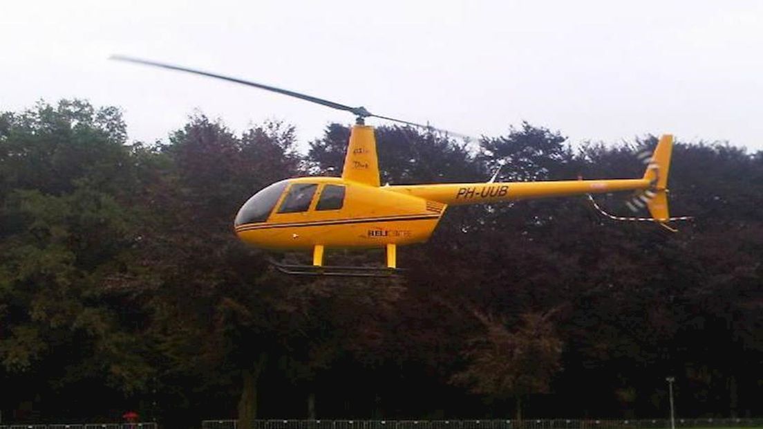 Helikopter boven Hulsbeek