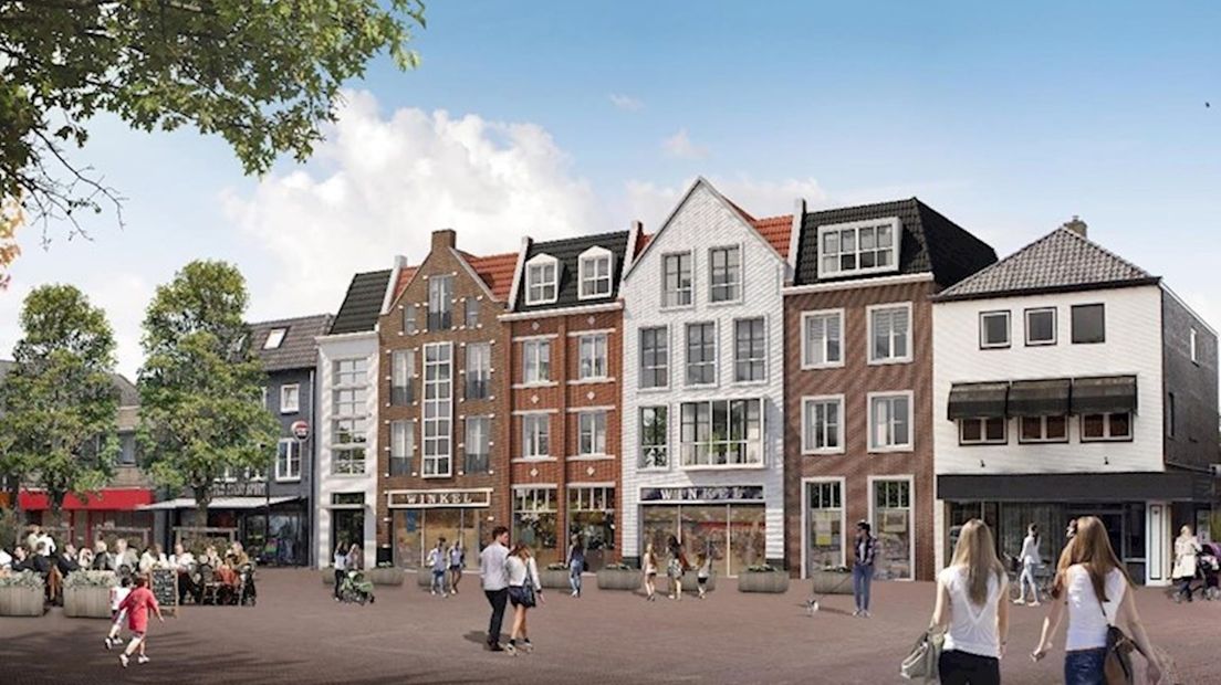 Een van de plannen voor het gat in de markt dat zich ontpopte tot een van de vele luchtkastelen