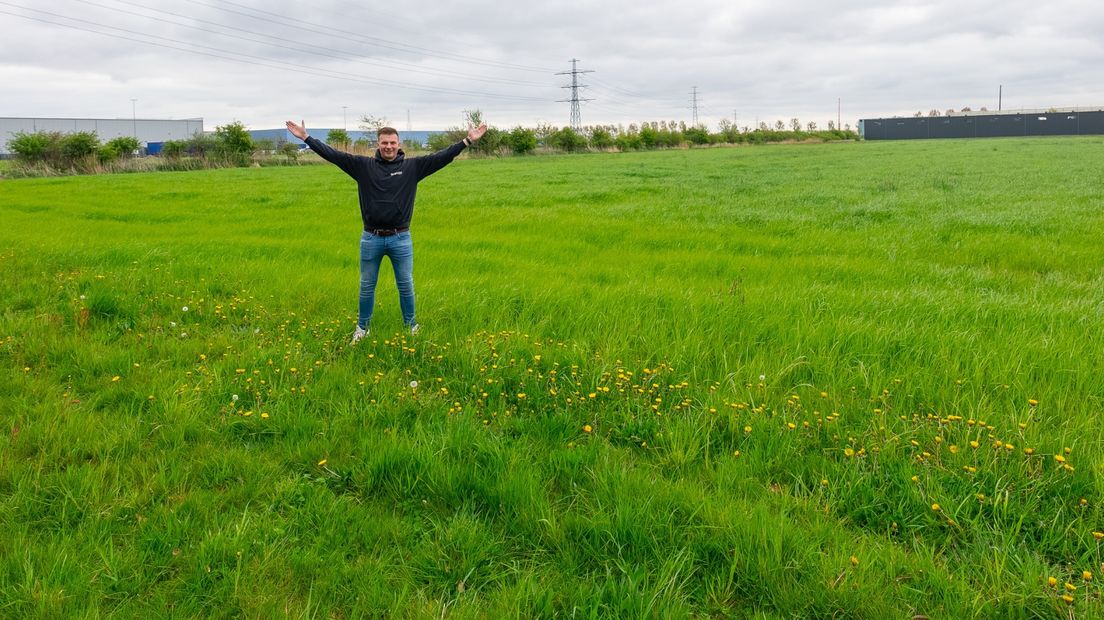 Keizer op de plek waar het nieuwe pand op Westpoort verrijst