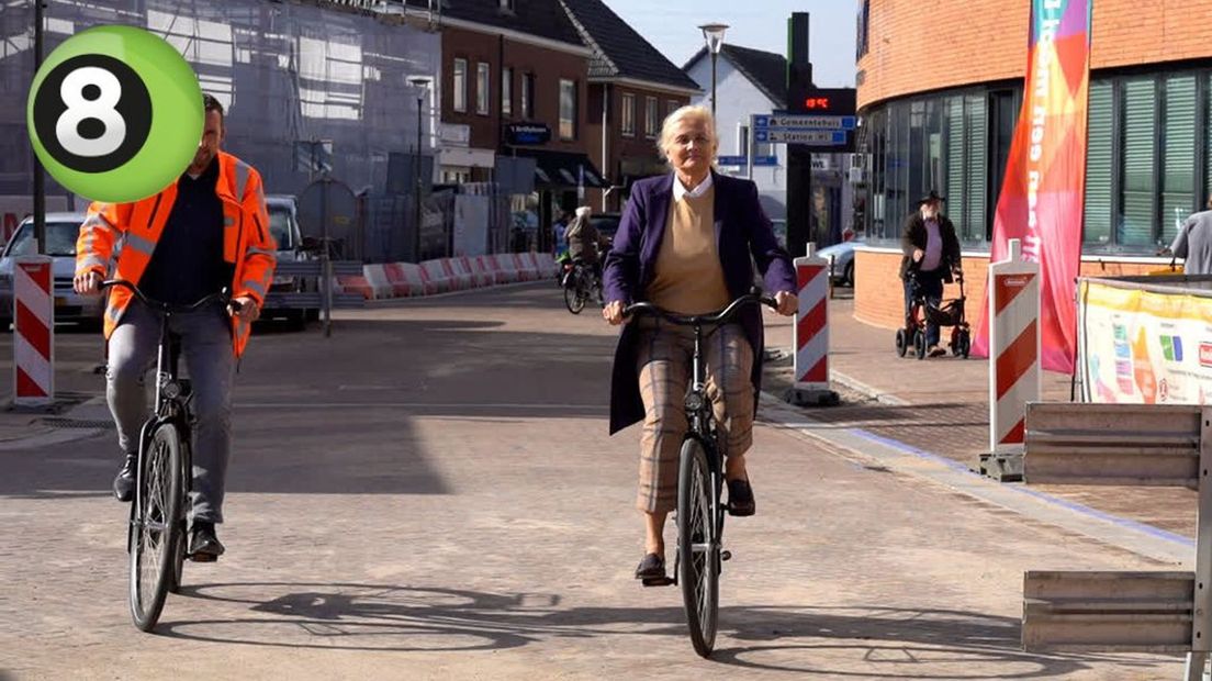 Vernieuwde Wilhelminastraat in Didam op de fiets geopend