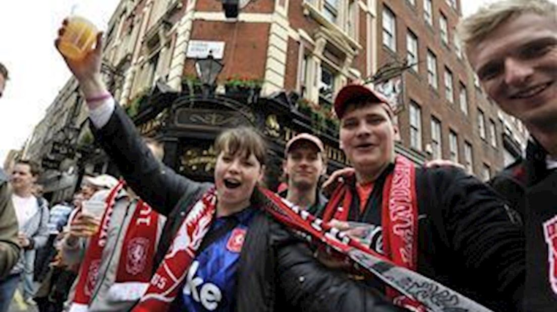 FC Twente-supporters in Londen