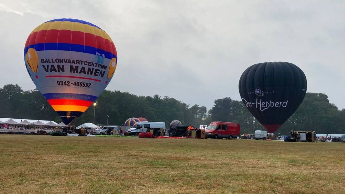 Deze twee ballonnen werden als eerste gedoopt.