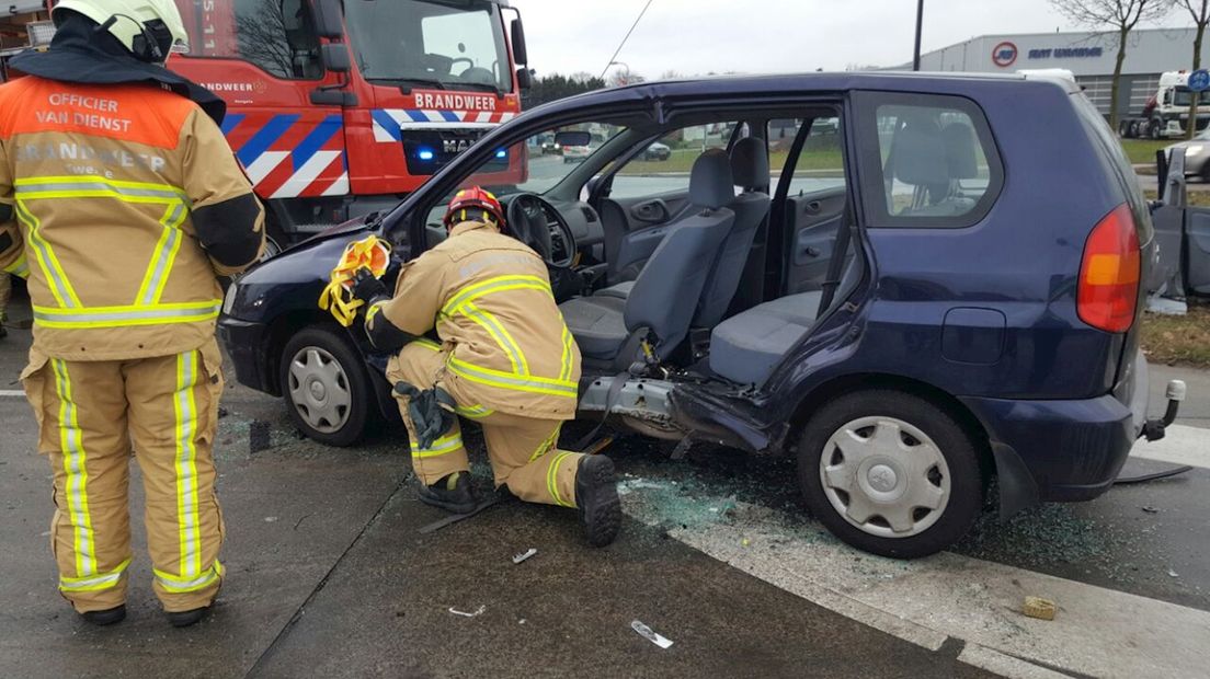 Beknelling na ongeluk in Hengelo