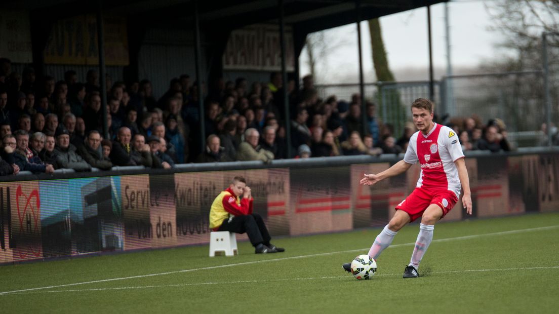 Jeffrey Buitenhuis scoorde voor IJsselmeervogels.