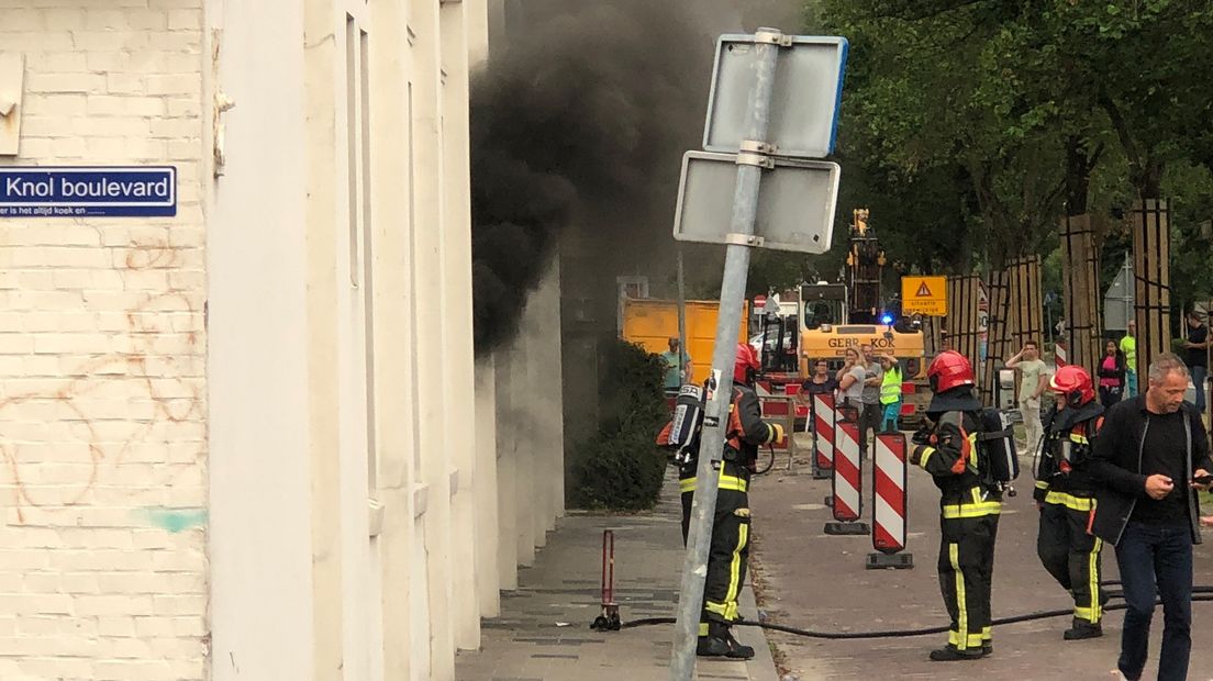 Niet iedereen in de buurt ontving een NL-Alert na de brand bij Knol's Koek