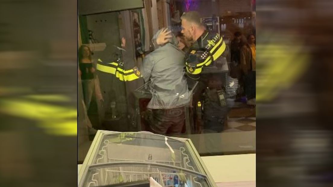 Beelden van de aanhouding