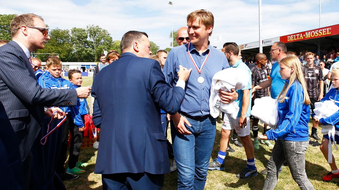 Kenny Verhoene na de bekerfinale in het seizoen 2014-2015