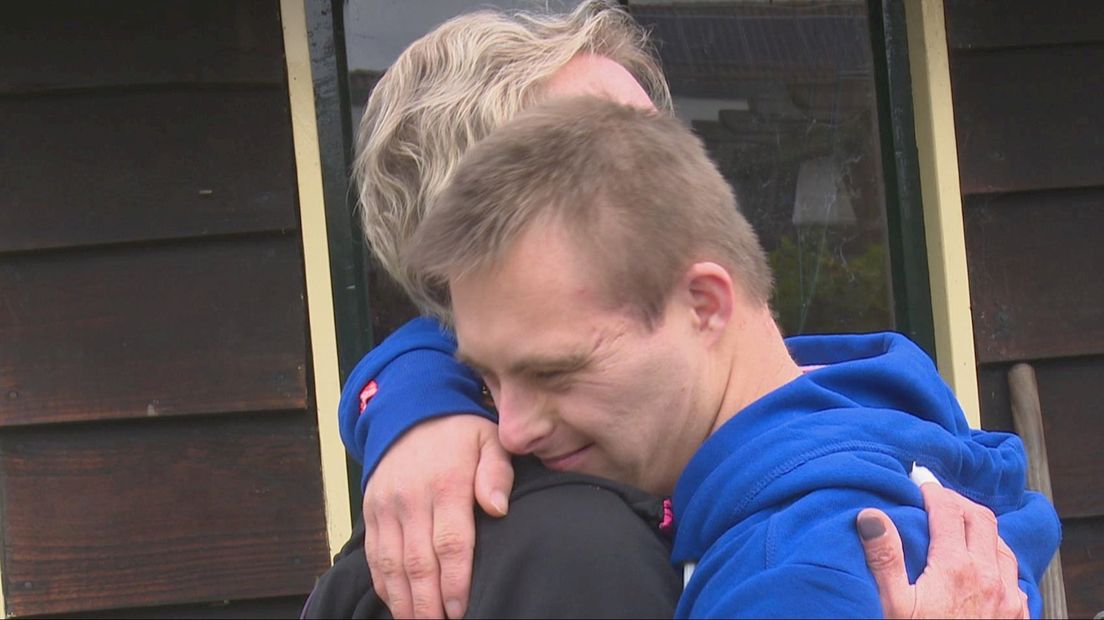 Rico met moeder Wilma