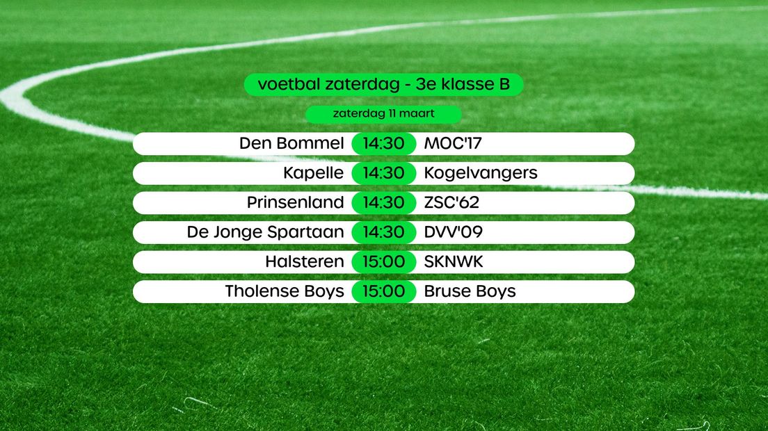 Programma 3e klasse B, swipe voor stand