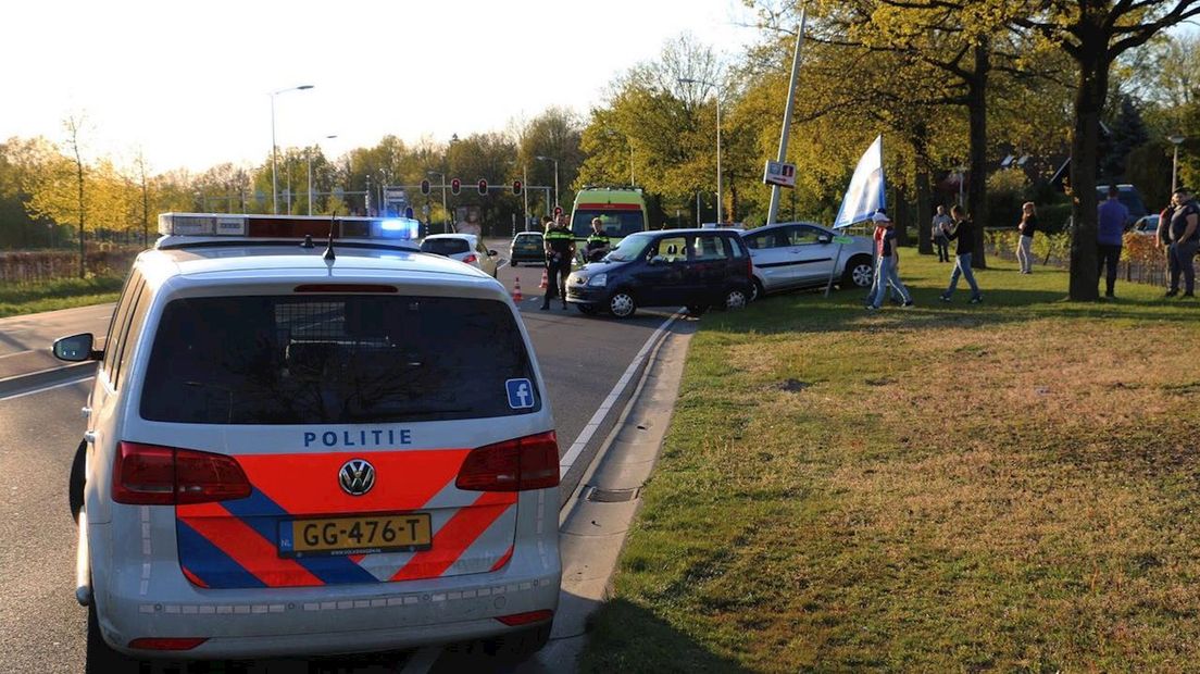 Twee auto's betrokken bij het ongeluk in Oldenzaal