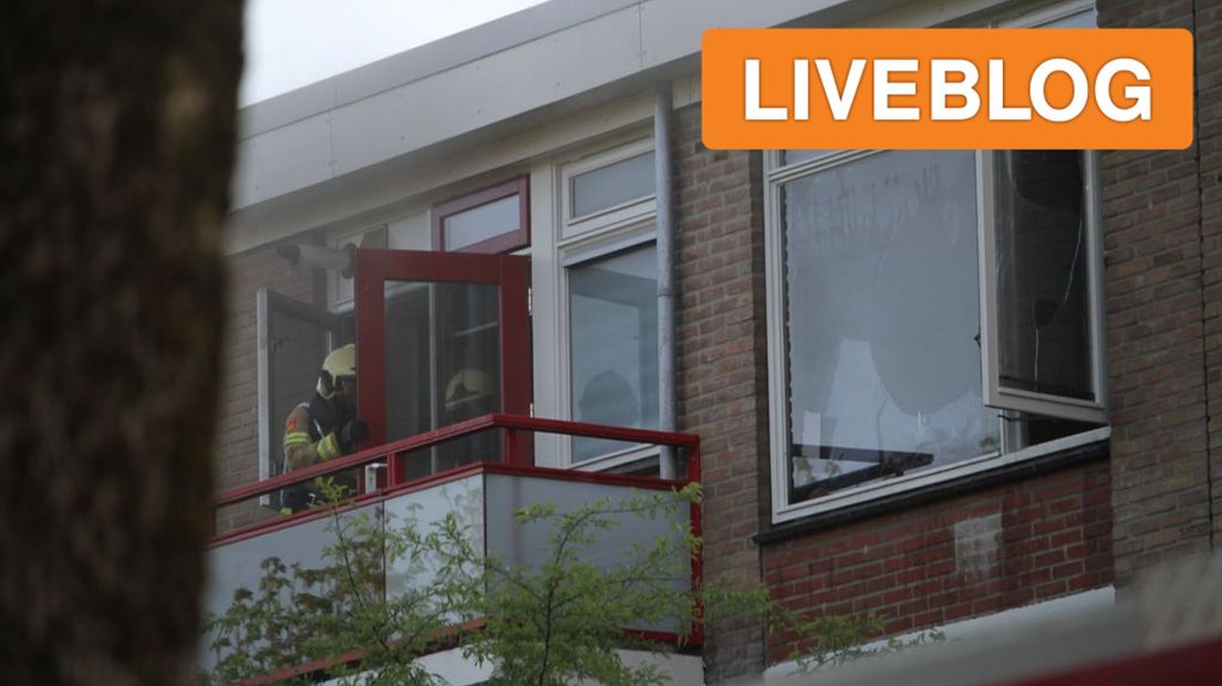 De brand in de flat in Zutphen