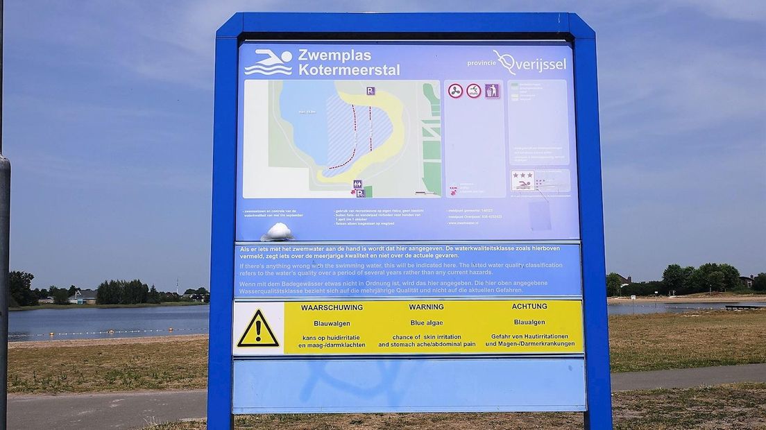 Blauwalg geconstateerd bij Kotermeerstal in Dedemsvaart