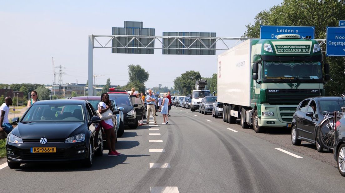 De file achter het ongeluk op de A44.