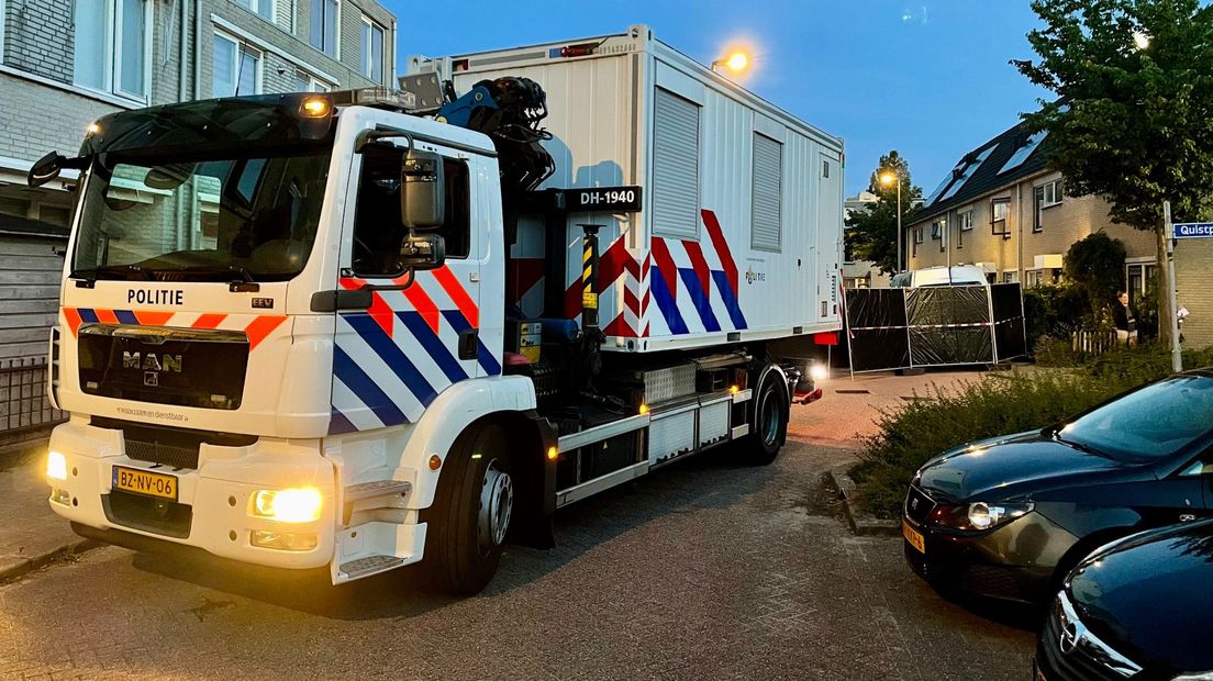 De politie heeft uitgebreid onderzoek gedaan bij de woning