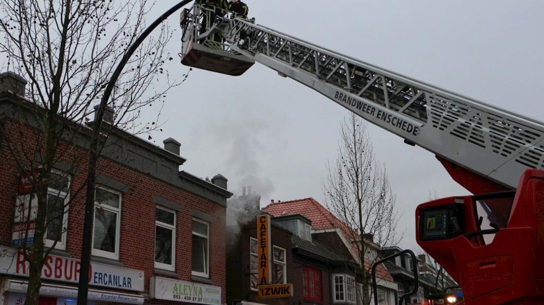 Woningbrand in Enschede
