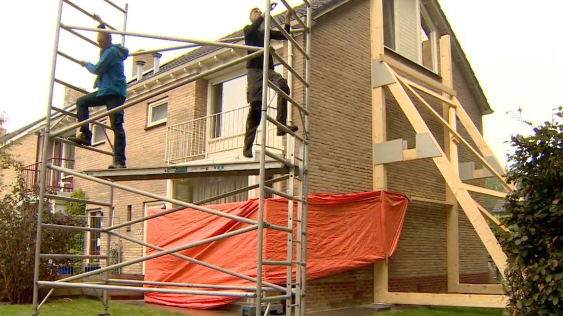 In Roden zijn in september twee woningen onbwoonbaar verklaard (Rechten: Marjolein Knol/RTV Drenthe)