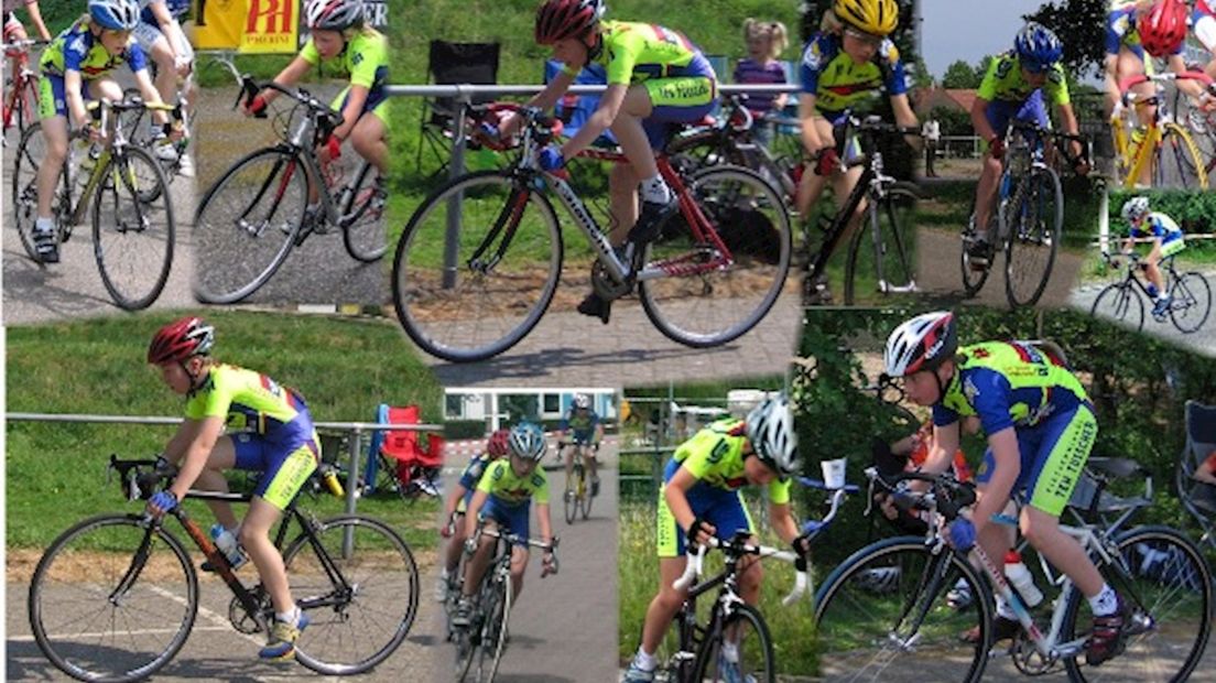 NK wielrennen jeugd in Oldenzaal