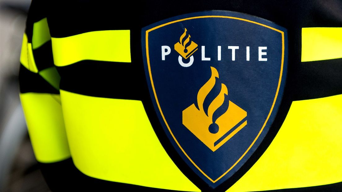 Close-up van politie-uniform (archieffoto)