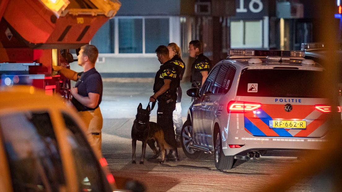 Politie-onderzoek bij een bedrijf op de Ravenswade in Nieuwegein.