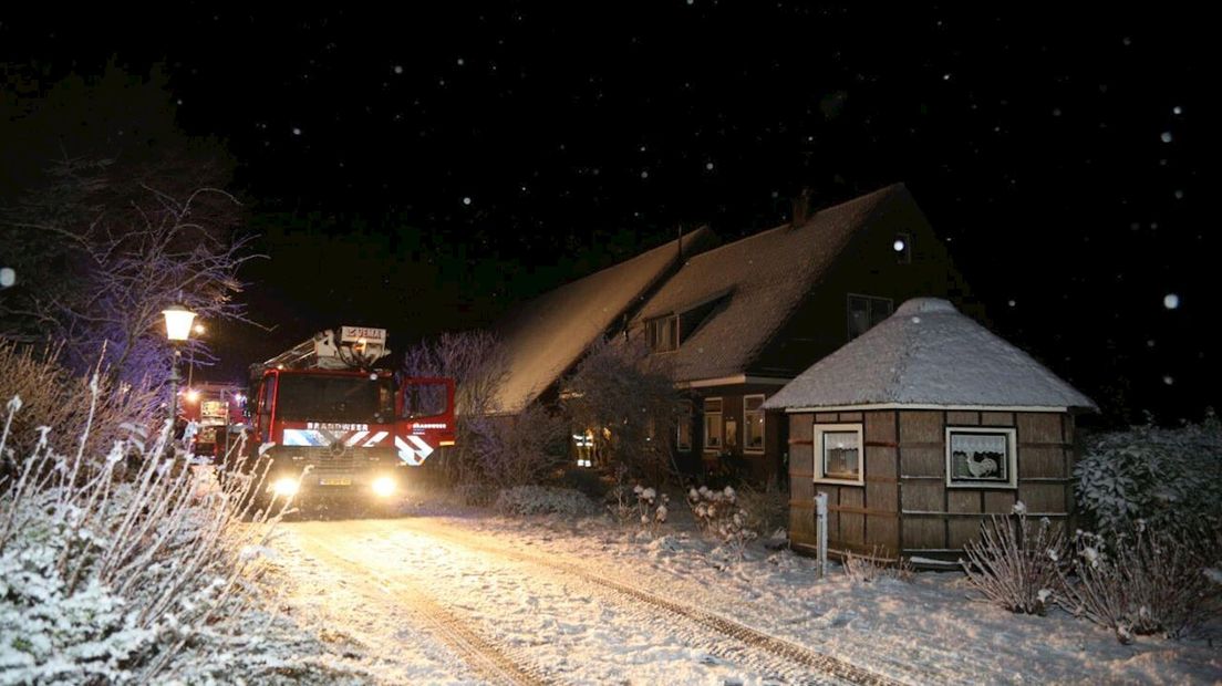Schoorsteenbrand in Dedemsvaart