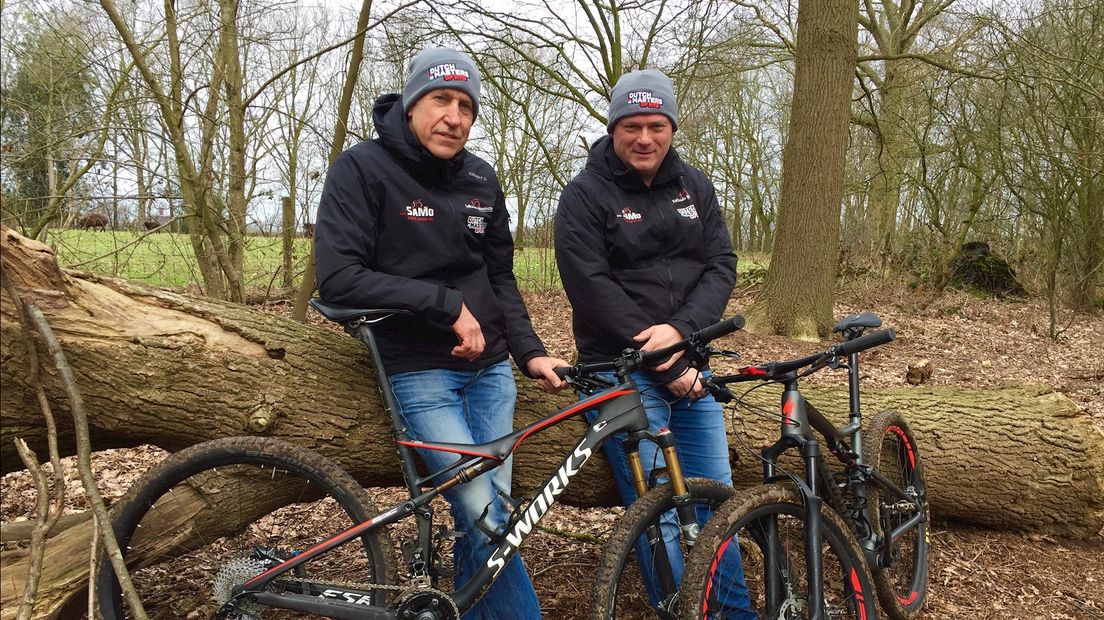 Willy & Jiffree, vrijwilligers van de Dutch Masters of MTB