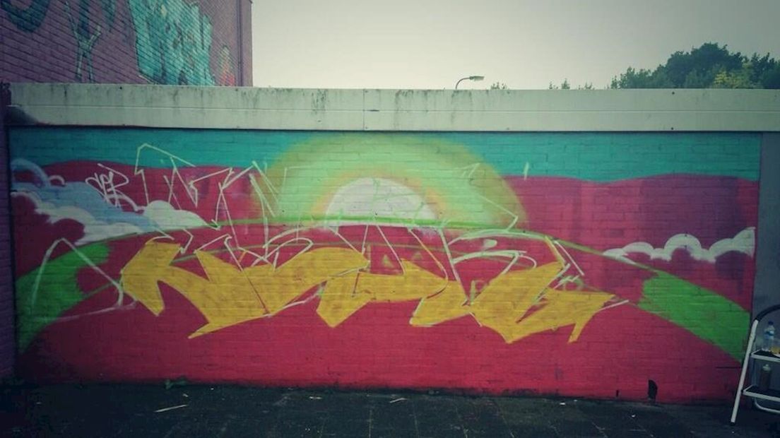 Graffiti in de Van Goghstraat