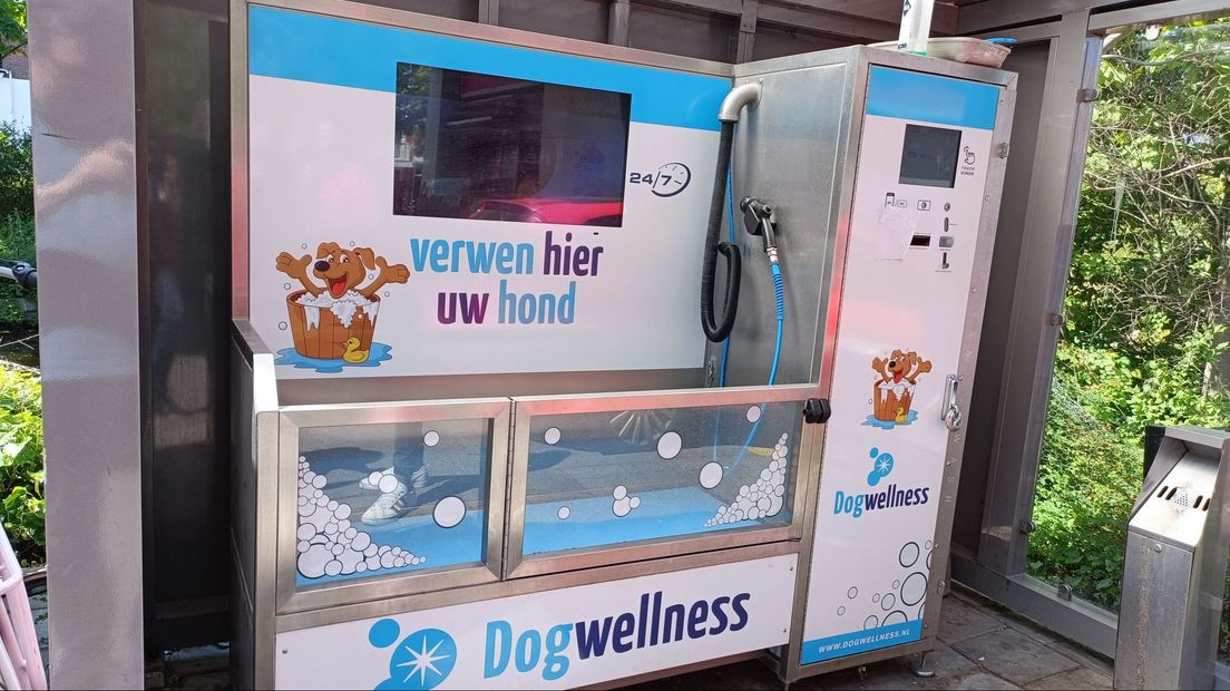 De doggywash, niet te verwarren met een wasmachine
