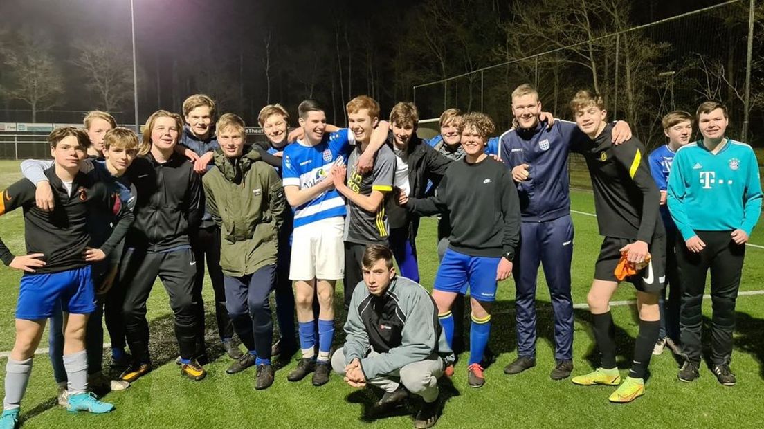 ‘Geel-blauw voor Blauw-geel’, vv Hattem in actie voor Oekraïne