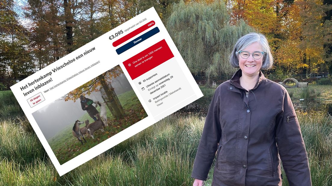 Vrijwilligers hertenkamp verrast, streefbedrag al binnen twaalf uur gehaald - RTV Noord