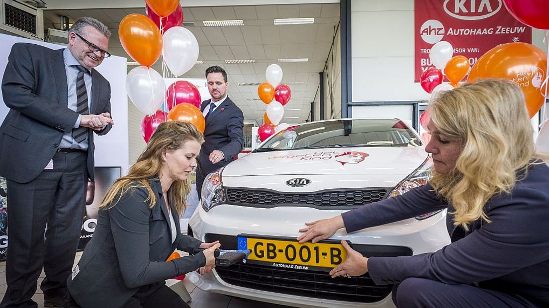 Van Veen in haar rol als ambassadeur van Stichting Het Vergeten Kind.