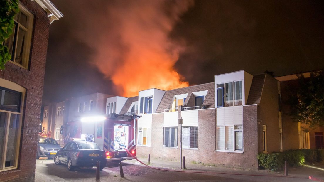 De brand in het appartementencomplex in Leeuwarden