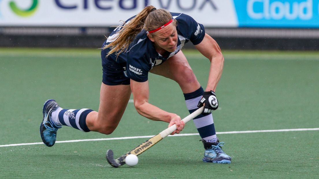 Pien van Nes opende namens HDM de score tegen Den Bosch