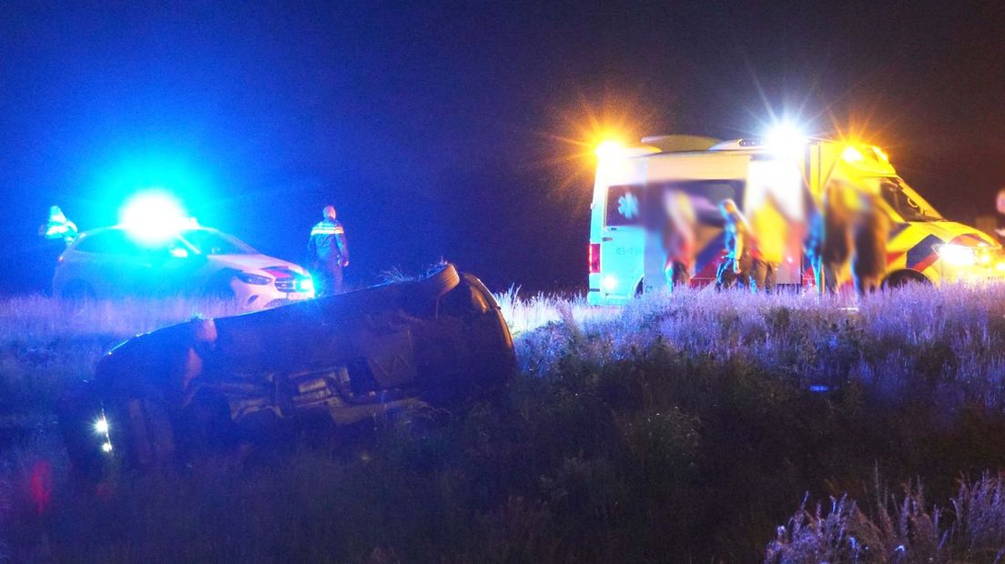 Car Accident and Arrest on Slenerweg-Odoornerweg Roundabout near Klijndijk