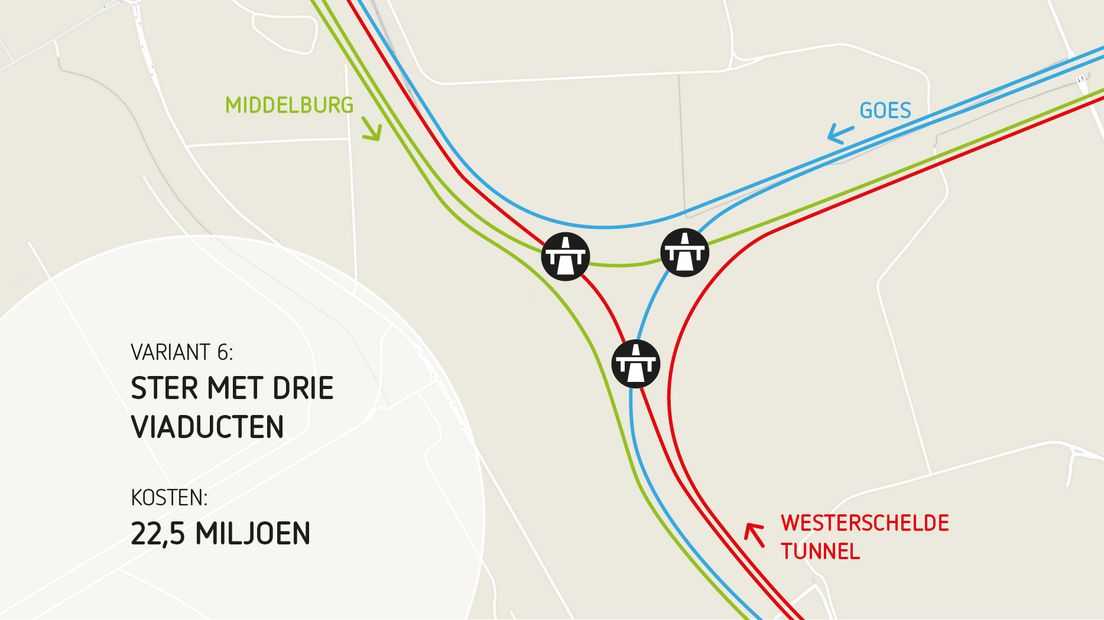Kruispunt Sloeweg variant 6