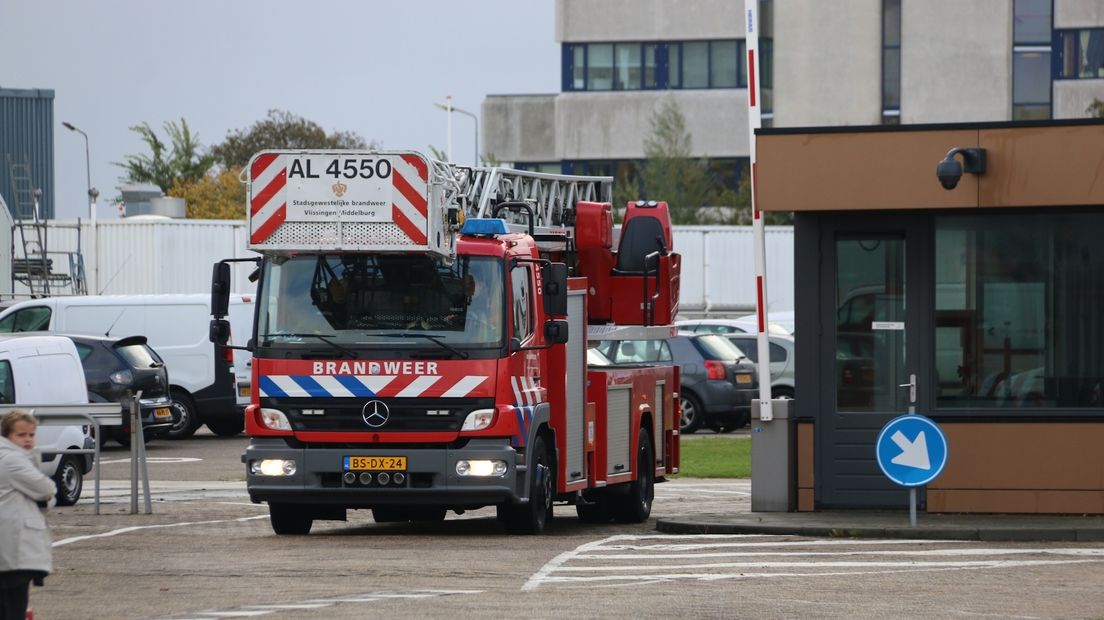 Brand op schip bij jachtenbouwer Amels