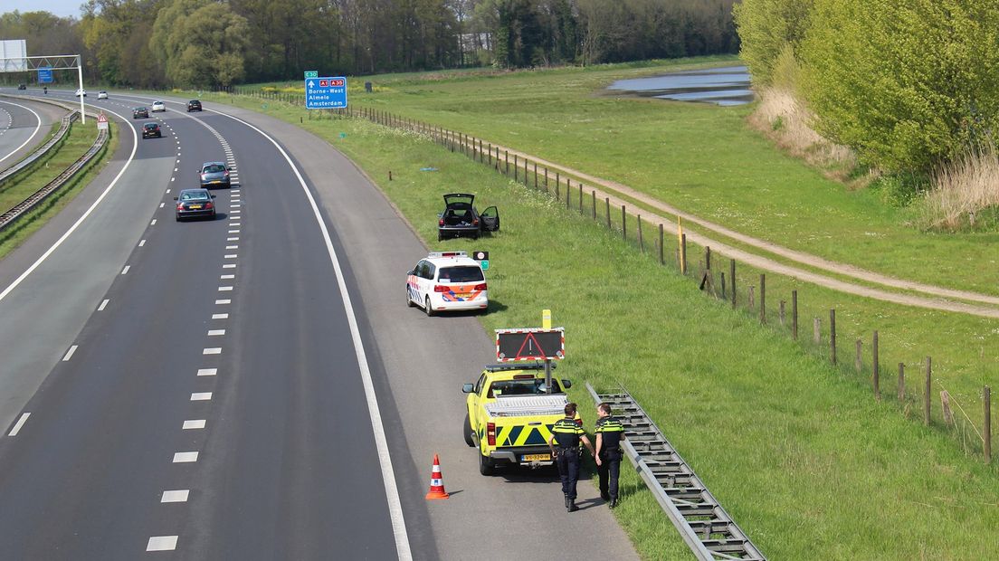 Hulp voor inzittenden gestrande auto