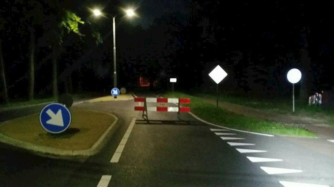 Zo trof de politie de afzetting aan