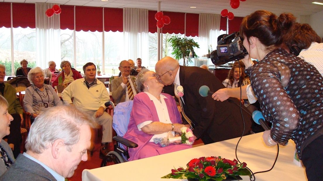 Bruidspaar van 82 en 83 jaar in Zwolle