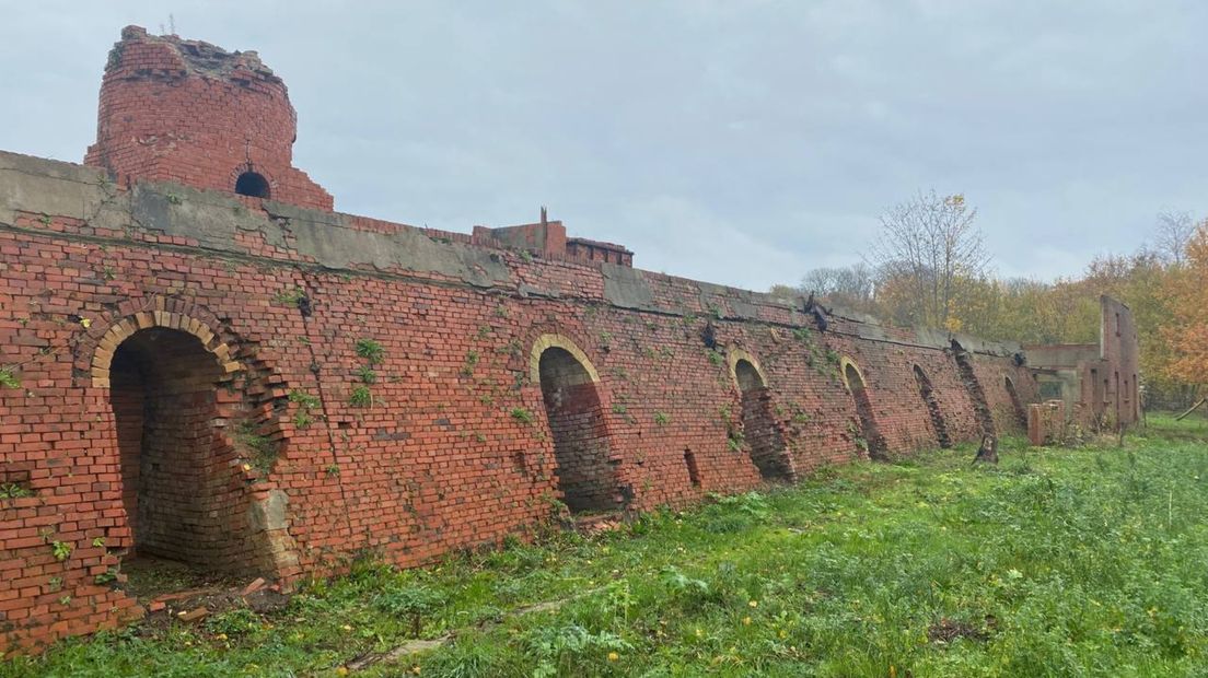 Restanten van de voormalige steenfabriek Rusthoven