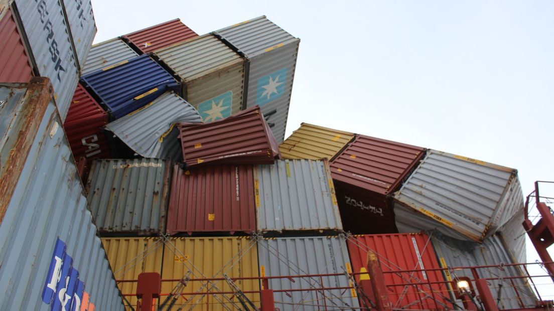 MSC Zoe verloor in totaal 291 containers