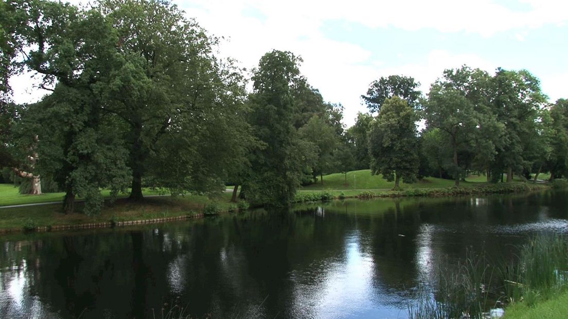 Het Deventer Rijsterborgherpark waar het Stadsfestival gehouden wordt