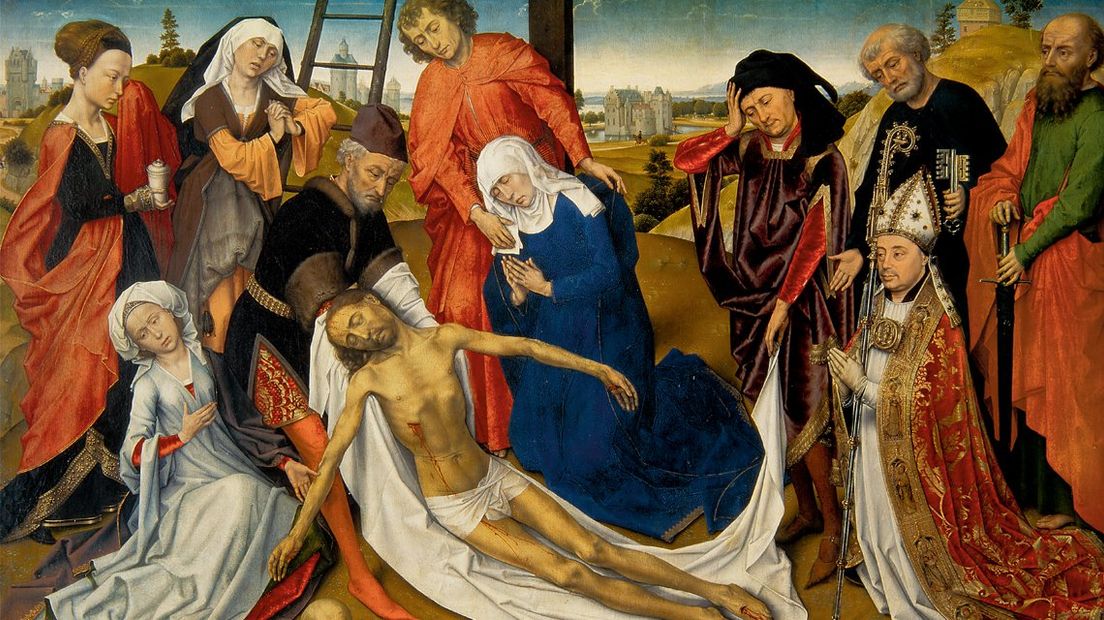 De bewening van Christus, Rogier van der Weyden (en atelier), c. 1460-1464