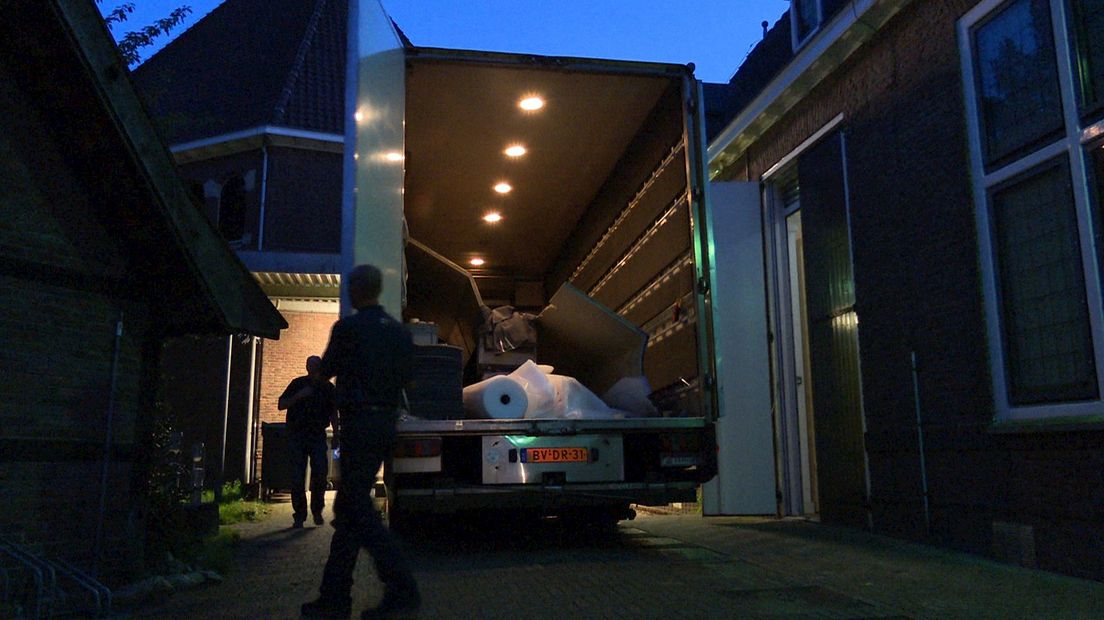De orgelluiken zijn aangekomen in Enschede