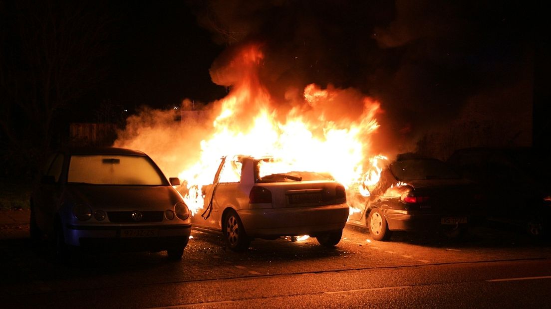 Auto uitgebrand in Middelburg