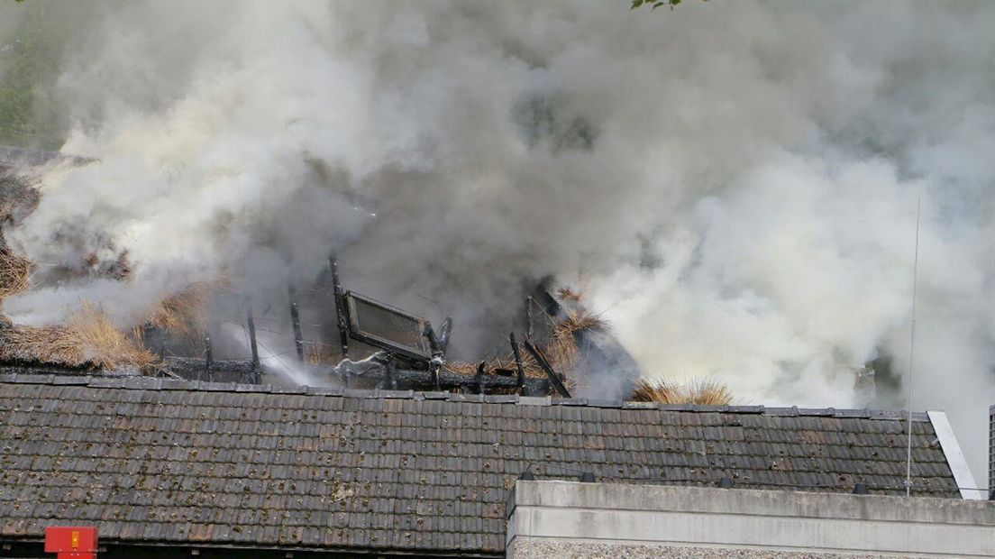 Brand in woonboerderij in Rijssen