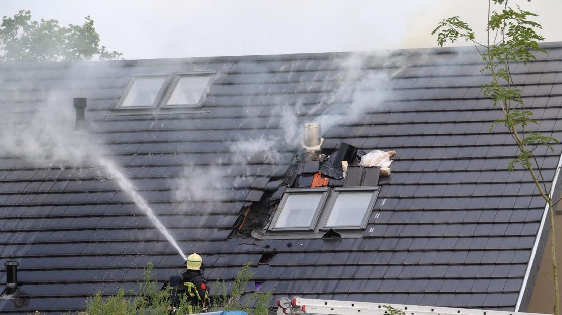 Brand in woning Weerselo
